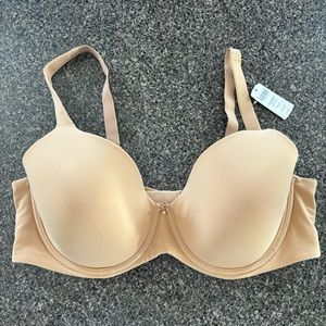 Soma embraceable perfect coverage bra 42D warm amber nwt